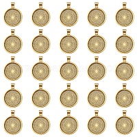 Aluminium-Anhänger Fassungen für Cabochons&nbsp;PALLOY-YW0001-69AG