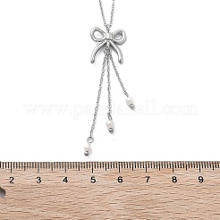 Collier pendentif en acier inoxydable 304&nbsp;NJEW-K255-21P
