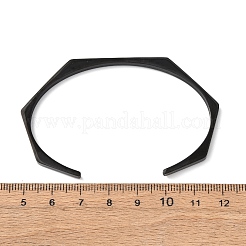 Bracelets manchettes en acier inoxydable 304&nbsp;BJEW-P373-01EB