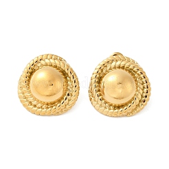 Pendientes de botón de acero inoxidable 304&nbsp;EJEW-G423-13G