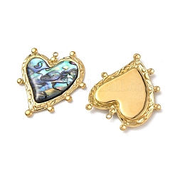 Natur Paua Muschel Anhänger&nbsp;STAS-G397-14G-02