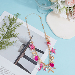Decorazioni pendenti in lega 2 pz&nbsp;NJEW-ME0001-09A