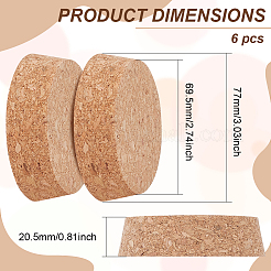 Bouchon de liège en bois&nbsp;FIND-WH0110-749A