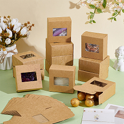 Cajas de embalaje de papel kraft&nbsp;CON-WH0115-02A-02