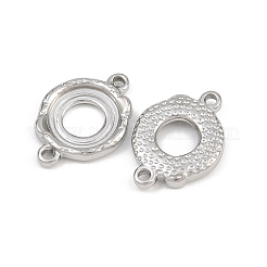 Cabochon-Fassungen für Verbindungsstücke aus Edelstahl 304&nbsp;STAS-L303-33P
