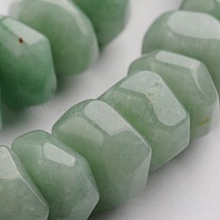 Natürlichen grünen Aventurin Perlen Stränge&nbsp;G-J332-B02-A