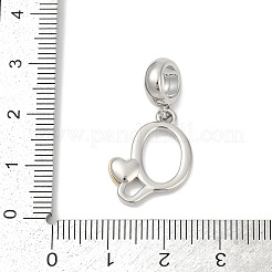 Ciondoli pendenti europei in ottone&nbsp;LS-KK-Z097-01Q-GP
