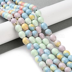 Natürliche Regenbogen-Alashan-Achatperlenstränge&nbsp;G-NH0022-O01-01