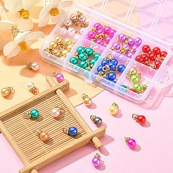 Charms in plastica abs 80 pz 8 colori&nbsp;KY-YW0001-29