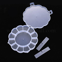 Sonnenblumenform transparente Aufbewahrungsbox aus Kunststoff&nbsp;LS-CON-YWC0003-01