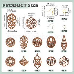 Kits de fabrication de boucles d'oreilles bricolage&nbsp;DIY-TA0013-42