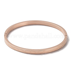 Juego de 3 pulsera ranurada de acero inoxidable 304 de 3 colores&nbsp;BJEW-F464-08