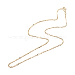 Panzerketten aus Messing mit ovaler Gliederkette für Damen&nbsp;NJEW-P265-18G