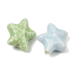 Abalorios de porcelana hechas a mano&nbsp;PORC-D026-02B