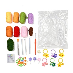 6 Anfänger-Set zum Stricken mit Fruchtgarn&nbsp;DIY-F146-04