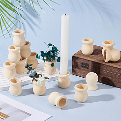 30 Stück unfertige leere Holzvase&nbsp;WOOD-PH0003-75