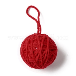 Ornamenti per palline di Natale lavorati a maglia&nbsp;AJEW-P106-01A