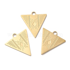 Placcatura ionica (ip) ciondoli in acciaio inossidabile chirurgico 316l&nbsp;STAS-H213-42G