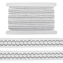 Rubans tressés en polyester de 12 m&nbsp;SRIB-WH20007-01B