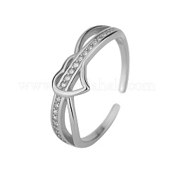 Manschettenringe aus Sterlingsilber mit Mikropavé und Zirkonia für Damen&nbsp;FS-WG15AF1-02
