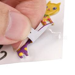 3D Cartoon-PVC-Blasenaufkleber&nbsp;DIY-A016-01E
