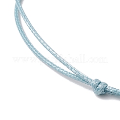 Bracelets de perles tressées en polyester ciré&nbsp;BJEW-JB11103