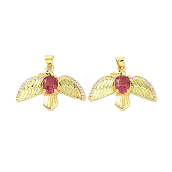 Ottone micro spianare pendenti zirconi&nbsp;ZIRC-P106-49G-01