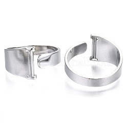 Anillos del dedo del manguito de la aleación&nbsp;RJEW-S038-195I-P-NR