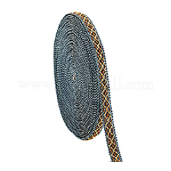 Rubans losanges tressés en polyester de 12 m&nbsp;SRIB-WH0011-267C