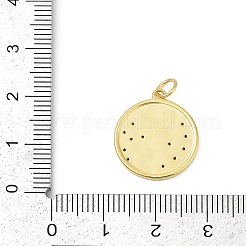 Ottone micro spianare pendenti zirconi&nbsp;LS-KK-U058-18G