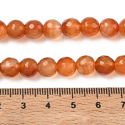 Brins de perles d'agate naturelle teintes et chauffées&nbsp;G-P539-D01-10