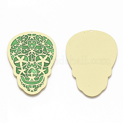 Colgantes grandes esmalte de latón&nbsp;KK-N223-12B