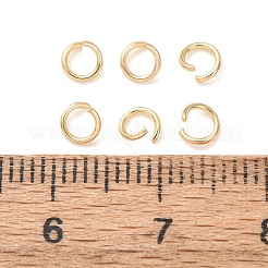 Messing Open Ringe springen&nbsp;KK-G604-08G-09