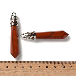 Natürlicher roter Jaspis zeigte große Anhänger&nbsp;G-Z055-01P-18