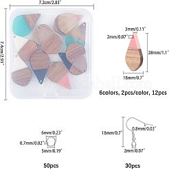 Fabrication de boucles d'oreilles DIY&nbsp;DIY-OC0002-08P