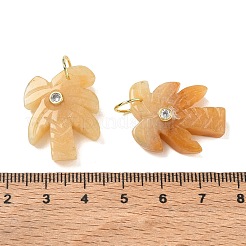 Pendentifs sculptés en jade topaze naturelle&nbsp;GG-CBA67BD-02G-C