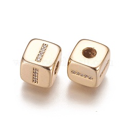 Perline zirconi micro pave  in ottone&nbsp;KK-K238-16G-I