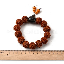 Braccialetti elastici con perline bodhi king kong&nbsp;BJEW-M110-04C