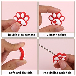 Perles focales en silicone écologiques de qualité alimentaire&nbsp;SIL-SZ0002-13