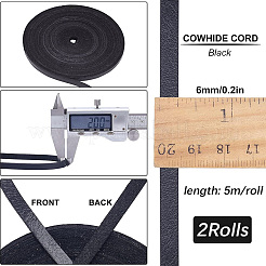 10m flache Rindslederkordel&nbsp;NCOR-GF0001-01B-02