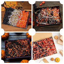 3 ensemble de 3 couleurs de papier de remplissage déchiqueté sur le thème d'Halloween&nbsp;OCOR-SP0001-06B