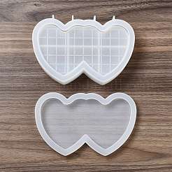 Doppelherz-DIY-Silikon-Aufbewahrungsformen&nbsp;LS-DIY-G079-22