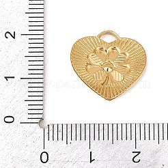 Anhänger aus 304 Edelstahl und ABS-Kunststoff mit Kunstperlen&nbsp;STAS-Z185-03G-01