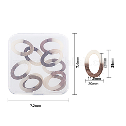 Anelli in resina e legno&nbsp;RESI-OL0001-05B
