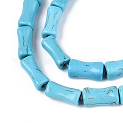 Kunsttürkisfarbenen Perlen Stränge&nbsp;G-N352-14