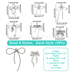 80 pièces 8 styles pendentifs en alliage de style tibétain&nbsp;FIND-ME0001-01