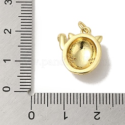 Cremagliera placcatura micro ottone spianare pendenti zirconi&nbsp;KK-P272-13G