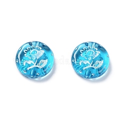Placcatura perline acrilico trasparente&nbsp;OACR-G016-27J
