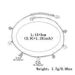 Ensemble de bijoux en argent sterling avec cercle en forme d'étoile et zircon&nbsp;XB3550-1