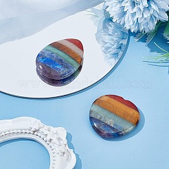 2 Stück 2 Arten Chakra-Naturedelsteinfiguren&nbsp;AJEW-AR0001-89